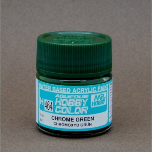 Mr Hobby Aqueous color Chrome Green H-464